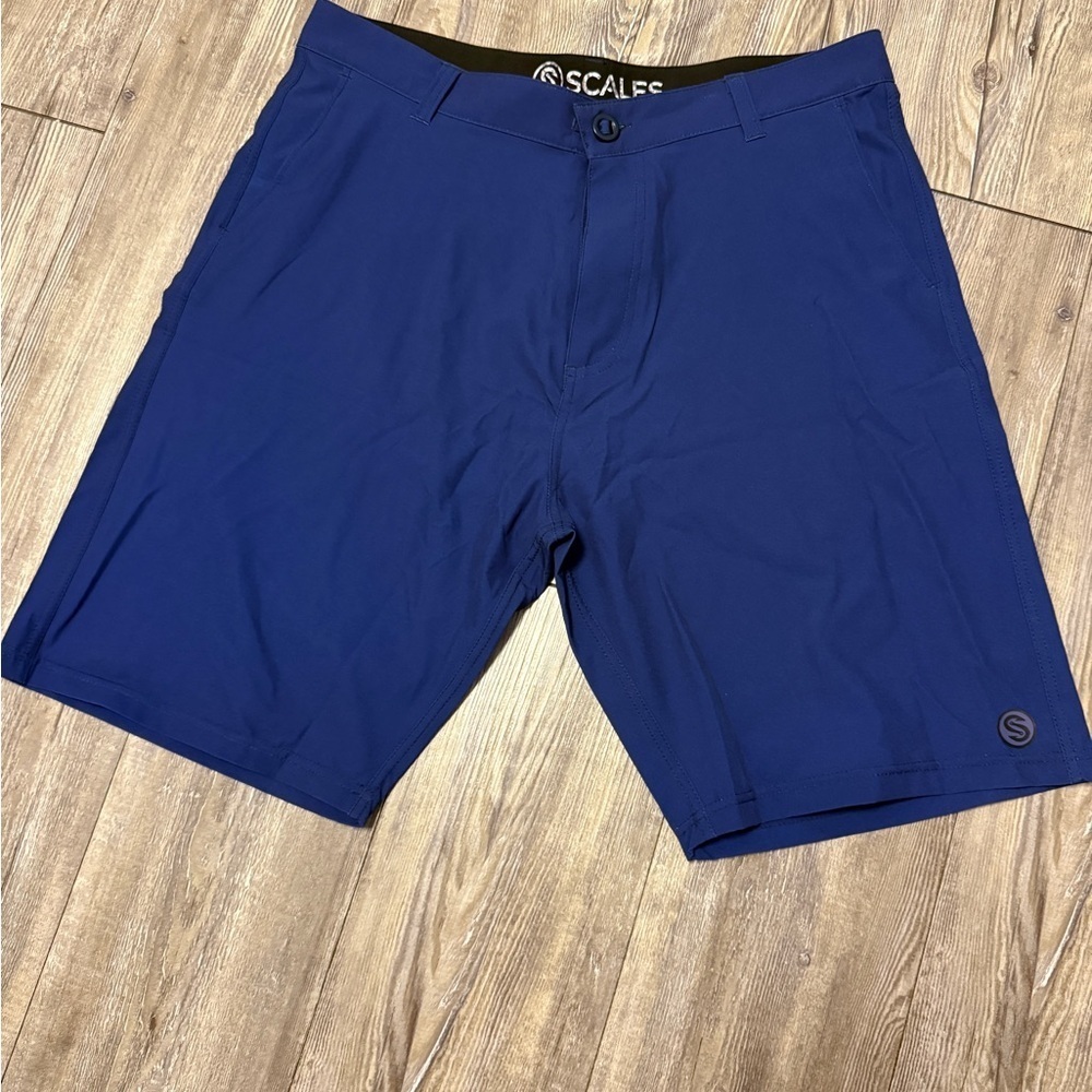 Scales Blue Men's Shorts- size 34